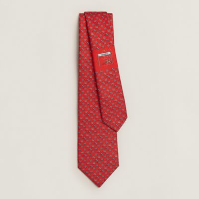 H en Mouvement tie - Red | Hermès UAE